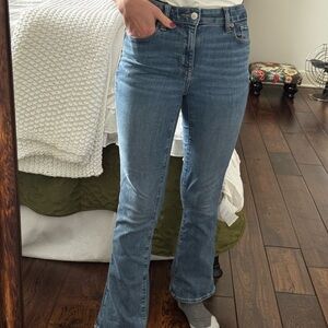 American Eagle Outfitters Light Blue Kick Jeans